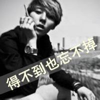 男生头像图片帅气带字伤感黑白