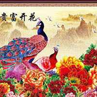 中老年微信头像花开富贵(精选10张)