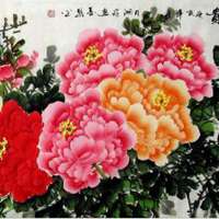 中老年微信头像花开富贵(精选10张)