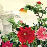 中老年微信头像花开富贵(精选10张)