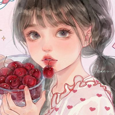 女生头像简单气质动漫(精选12张)