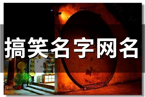2023搞笑名字网名(55个)