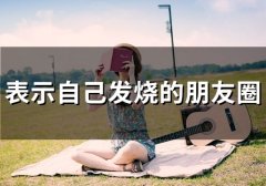 表示自己发烧的朋友圈(55句)