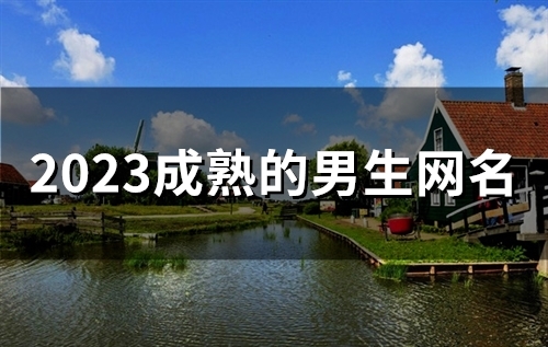 2023成熟的男生网名(57个) 2023成熟的男生网名(57个)