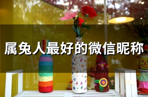 属兔人最好的微信昵称(52个)