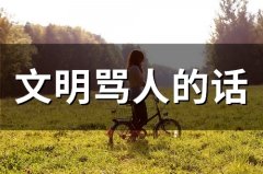 文明骂人的话(精选59句) 