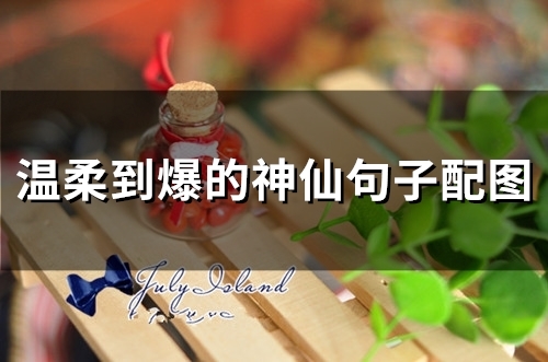 温柔到爆的神仙句子配图(精选49句)