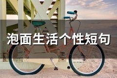 泡面生活个性短句(精选48句)