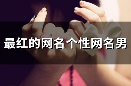 最红的网名个性网名男(精选48个)