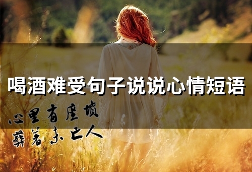 喝酒难受句子说说心情短语(44句)