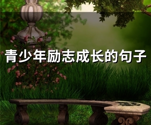 青少年励志成长的句子(47句)