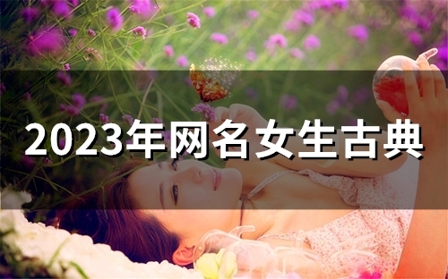2023年网名女生古典(精选53个)