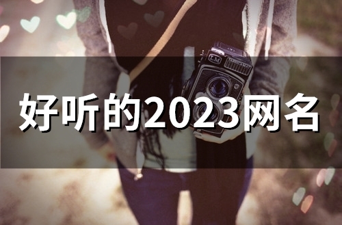 好听的2023网名(59个) 好听的2023网名(59个)