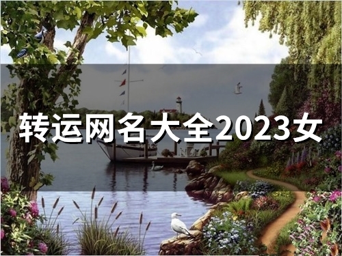转运网名大全2023女(56个)