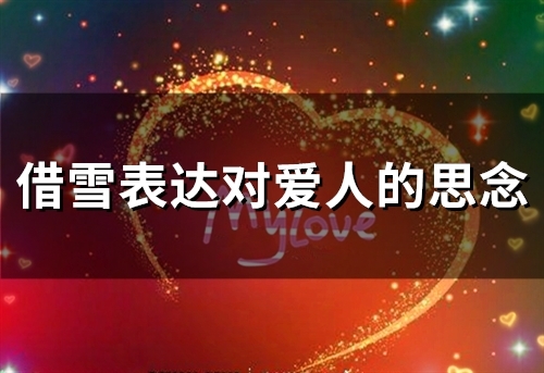 借雪表达对爱人的思念(精选60句)