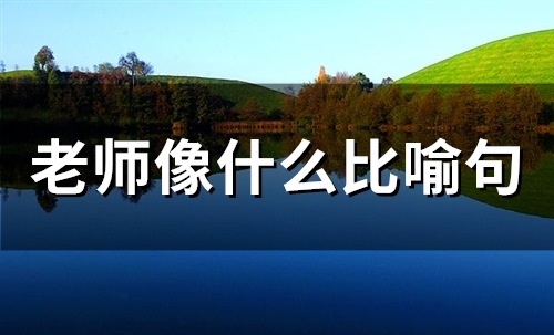 老师像什么比喻句(精选26句) 老师像什么比喻句(精选26句)