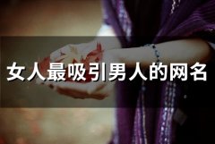 女人最吸引男人的网名(精选48个)