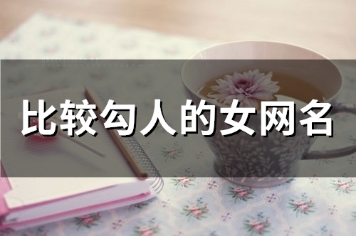比较勾人的女网名(60个)