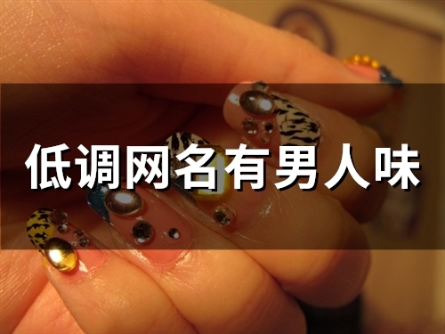 低调网名有男人味(60个)