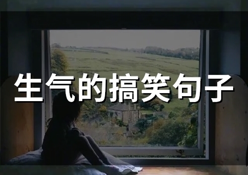 生气的搞笑句子(精选36句)