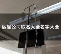 运输公司取名大全名字大全(精选45个)