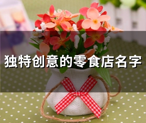 独特创意的零食店名字(51个)
