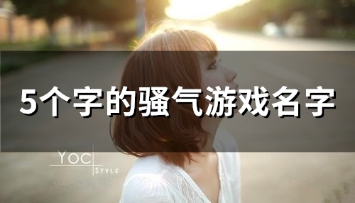 5个字的骚气游戏名字(精选44个)