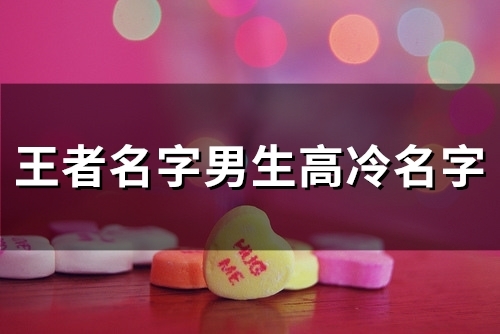 王者名字男生高冷名字(53个) 王者名字男生高冷名字(53个)