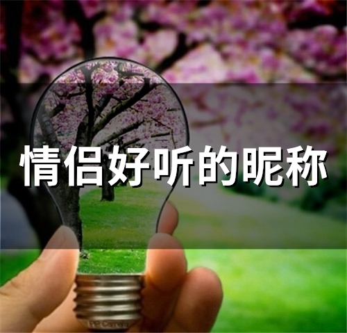 情侣好听的昵称(精选56个)