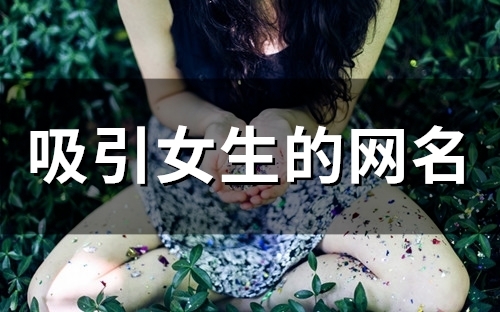 吸引女生的网名(精选59个)