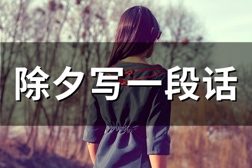 除夕写一段话(精选47句)