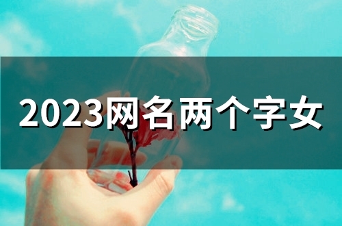 2023网名两个字女(57个) 2023网名两个字女(57个)