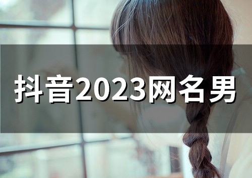 抖音2023网名男(精选46个)