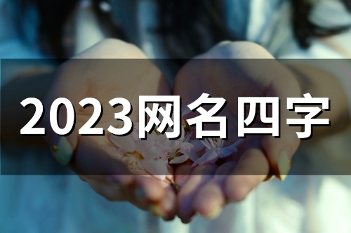 2023网名四字(精选57个)
