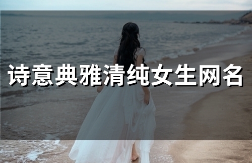 诗意典雅清纯女生网名(112个)