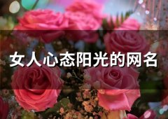 女人心态阳光的网名(精选151个)