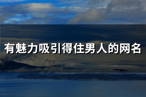 有魅力吸引得住男人的网名(206个) 有魅力吸引得住男人的网名(206个)