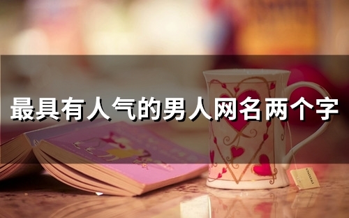 最具有人气的男人网名两个字(133个)