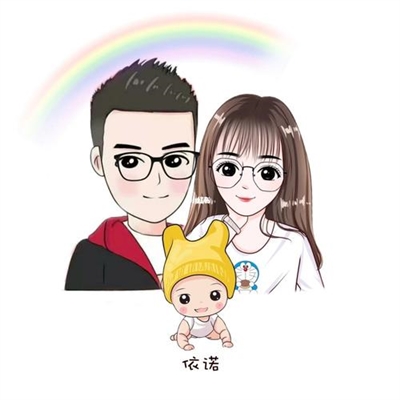 2023最火一家四口头像(44张)