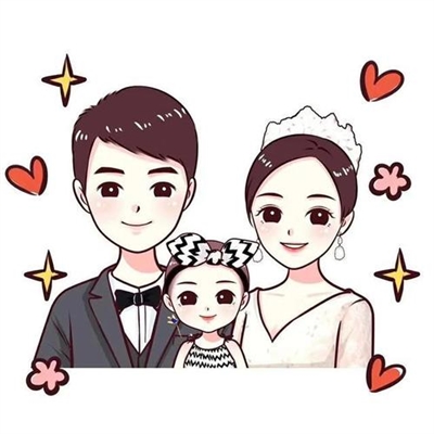 2023最火一家四口头像(44张)