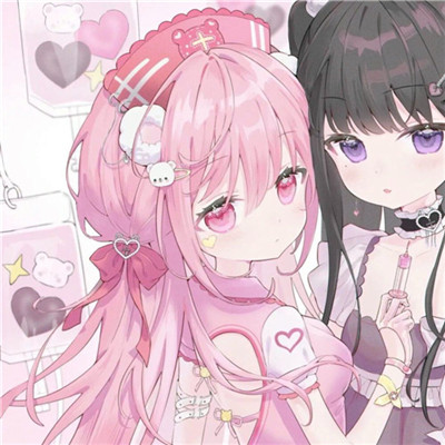 2023最火爆闺蜜头像图片动漫(精选24张)