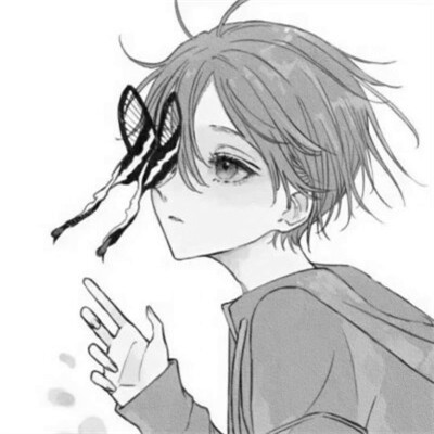 2023最火动漫头像黑白