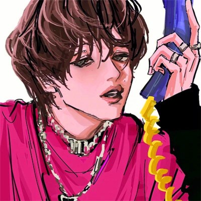 2023最火头像手绘男