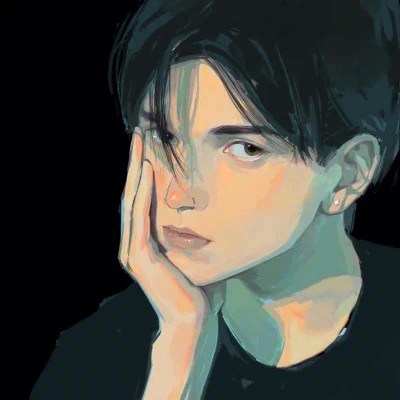 2023最火头像手绘男