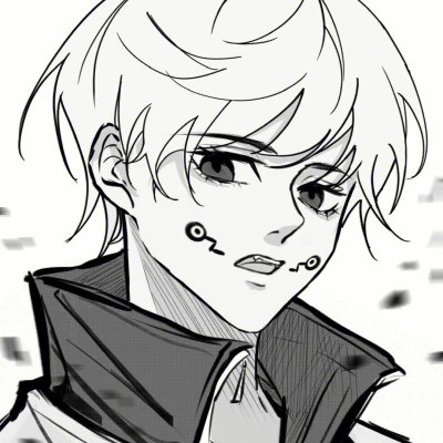 2023最火头像手绘男