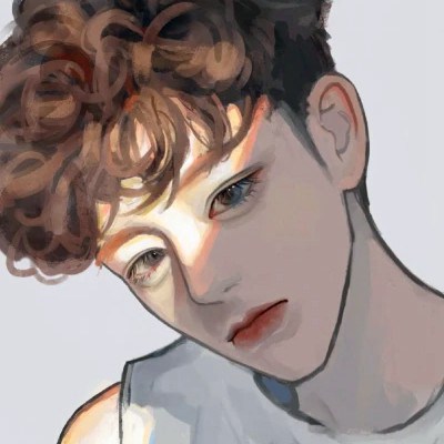 2023最火头像手绘男