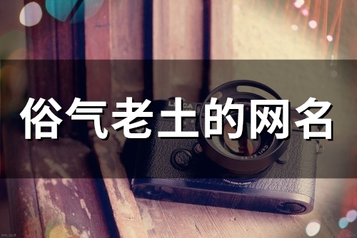 俗气老土的网名(精选80个)