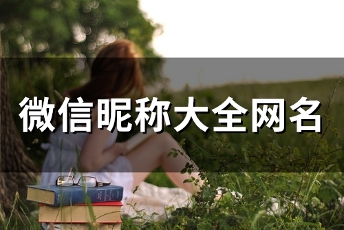 微信昵称大全网名(137个)