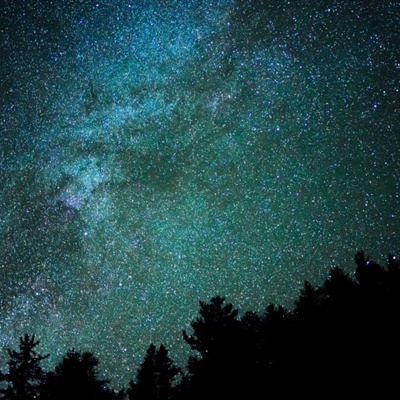 夜晚星空图片头像 适合做微信头像的星空图片