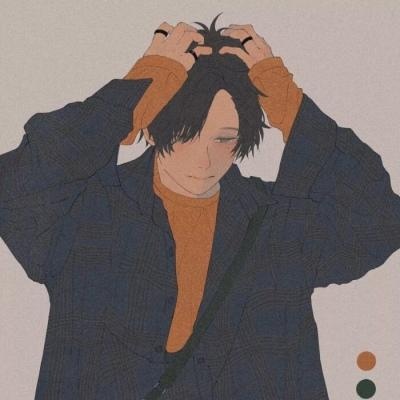 二次元头像男高冷帅气黑暗系